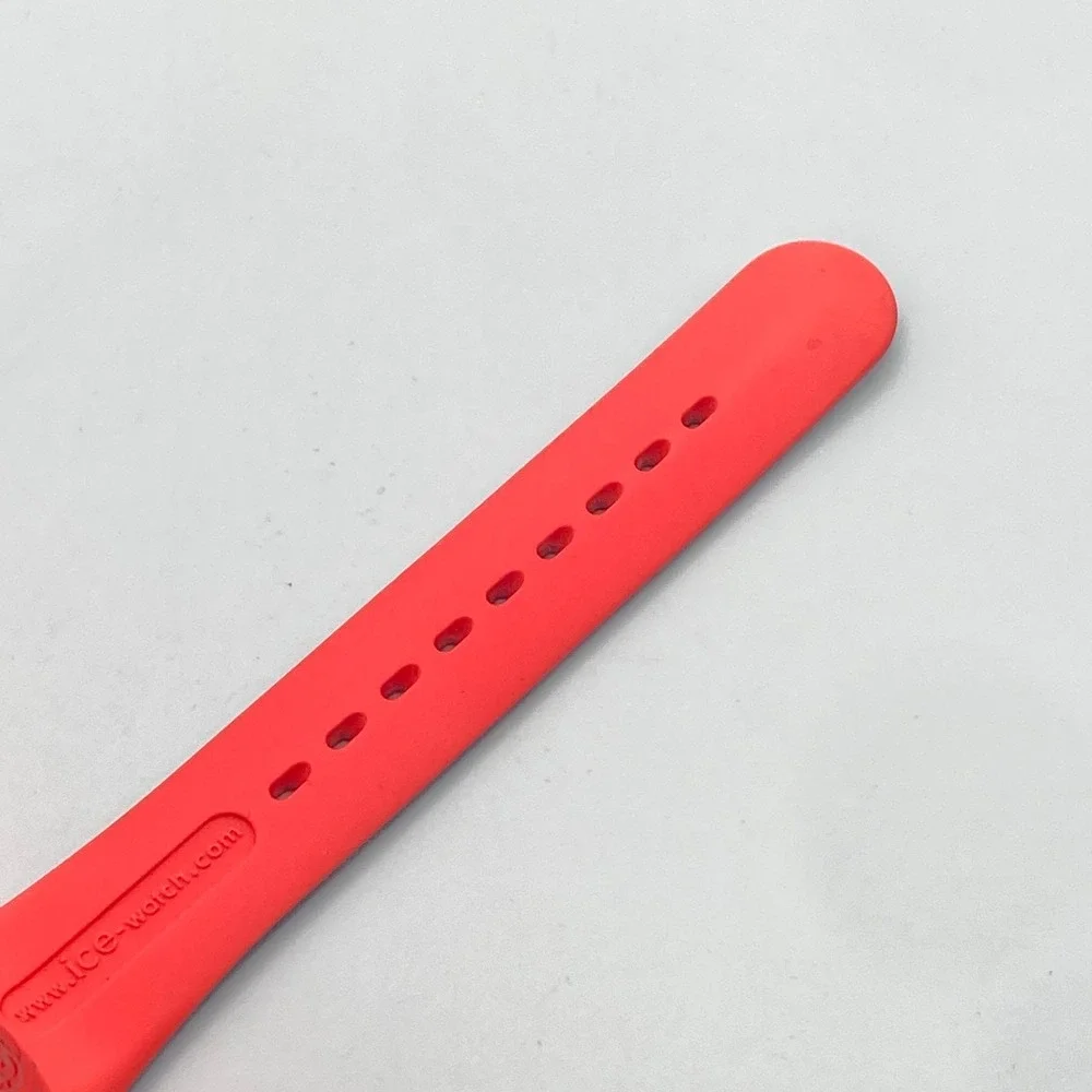 Ice Watch Duo Men's Watch 39mm Gray Neon Orange WR 100M New Battery 9